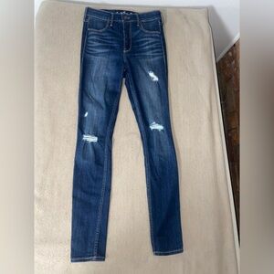 Hollister Dark Blue High-Rise Jeans Size 26